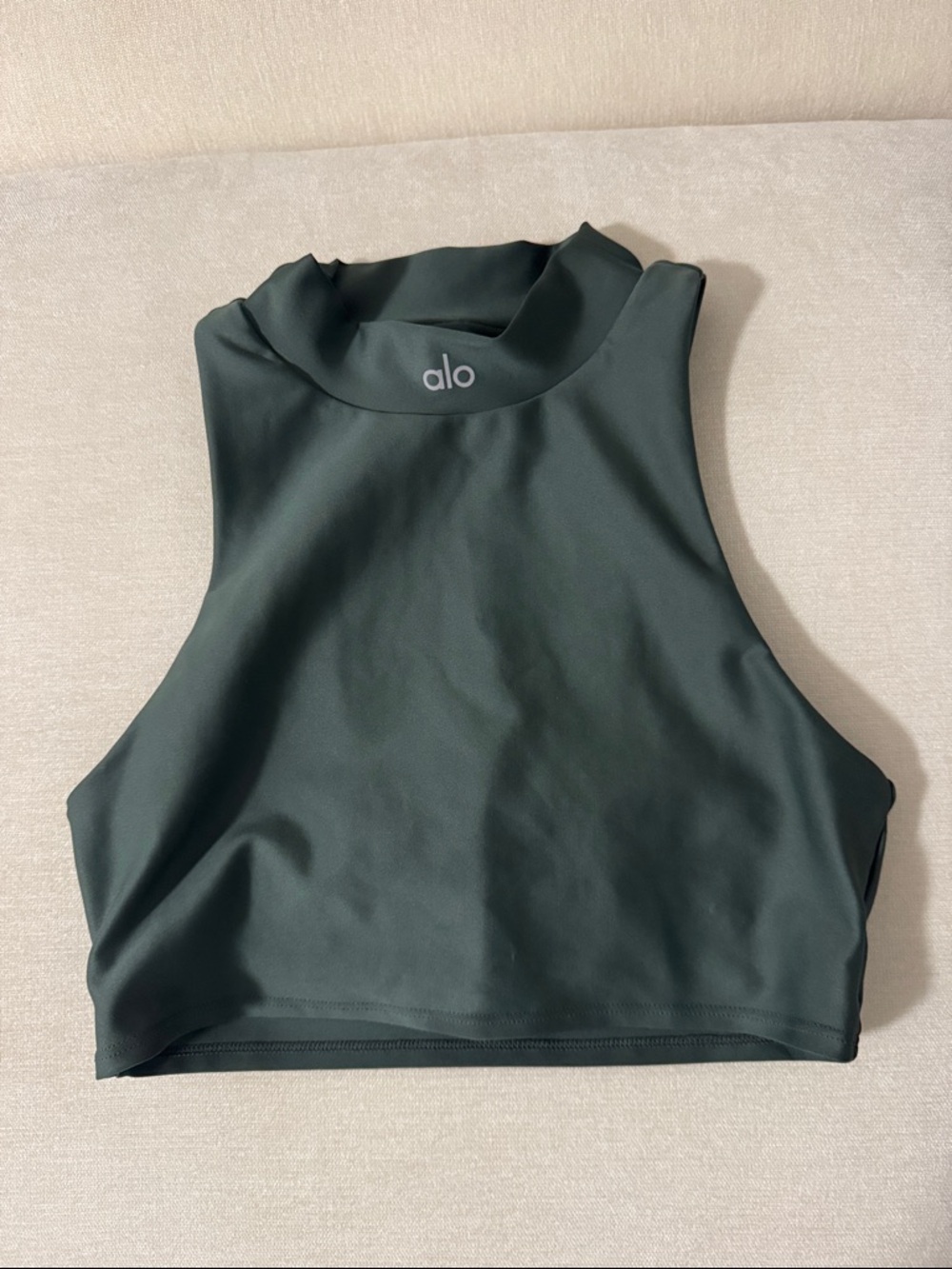 Green Alo cropped top